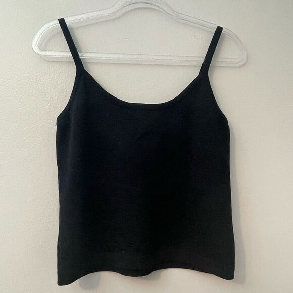 St. John V Neck Wool Blend Sleeveless Top Small - Picture 2 of 2